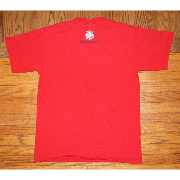 VTG Y2K St Louis Cardinals Kick Chicago Cubs Butt Nike Center Swoosh M TShirt - Picture 5 of 9